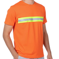 Camiseta SW Workwear con Reflectivo Naranja