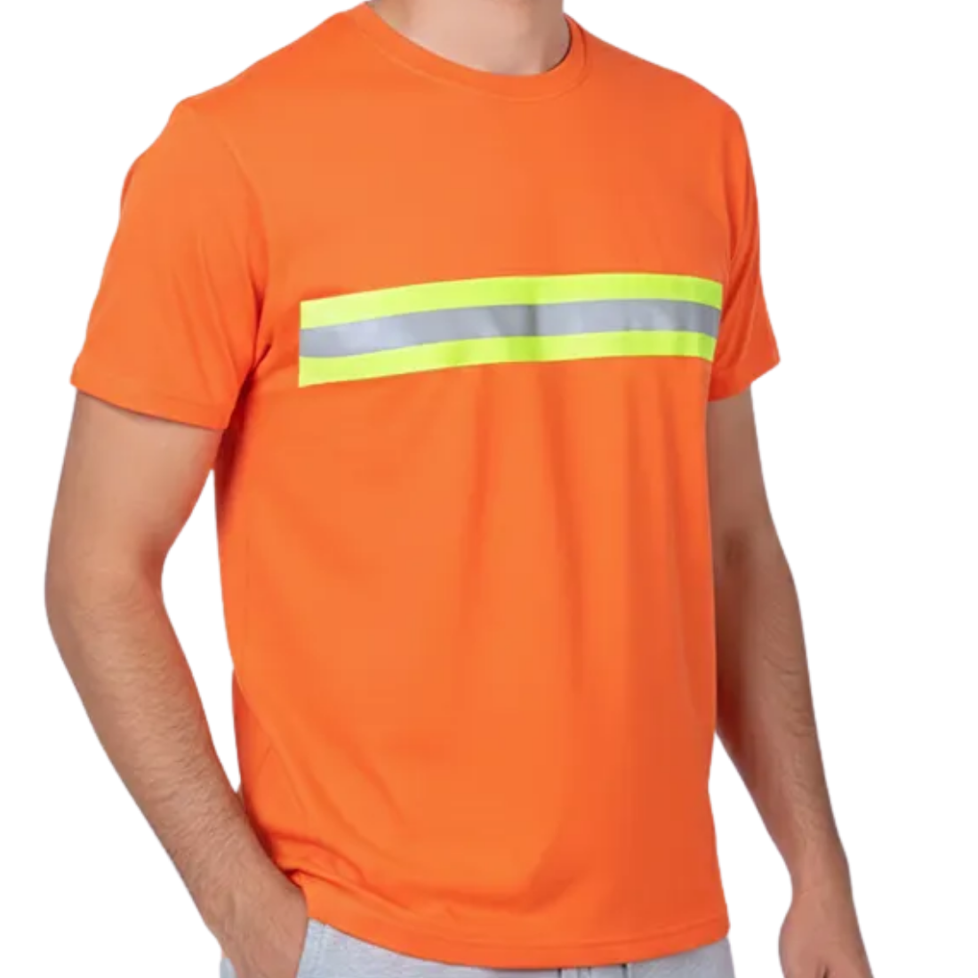 Camiseta SW Workwear con Reflectivo Naranja
