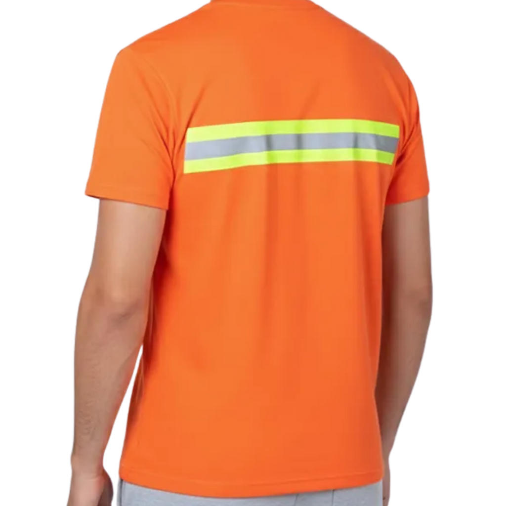Camiseta SW Workwear con Reflectivo Naranja