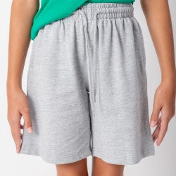 Short French Terry Niño Gris Melange