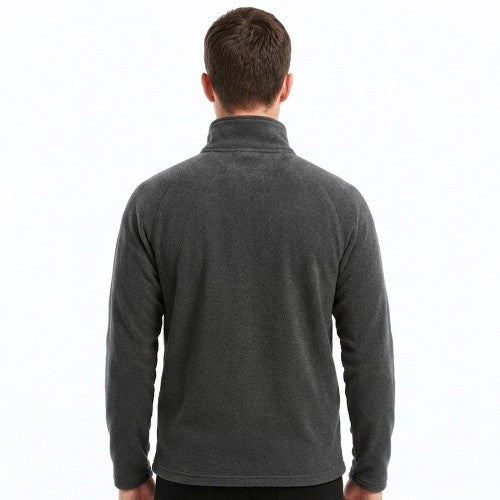 Buzo Polar Medio Cierre Classic Gris Oscuro