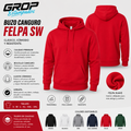 Canguro Felpa SW Rojo