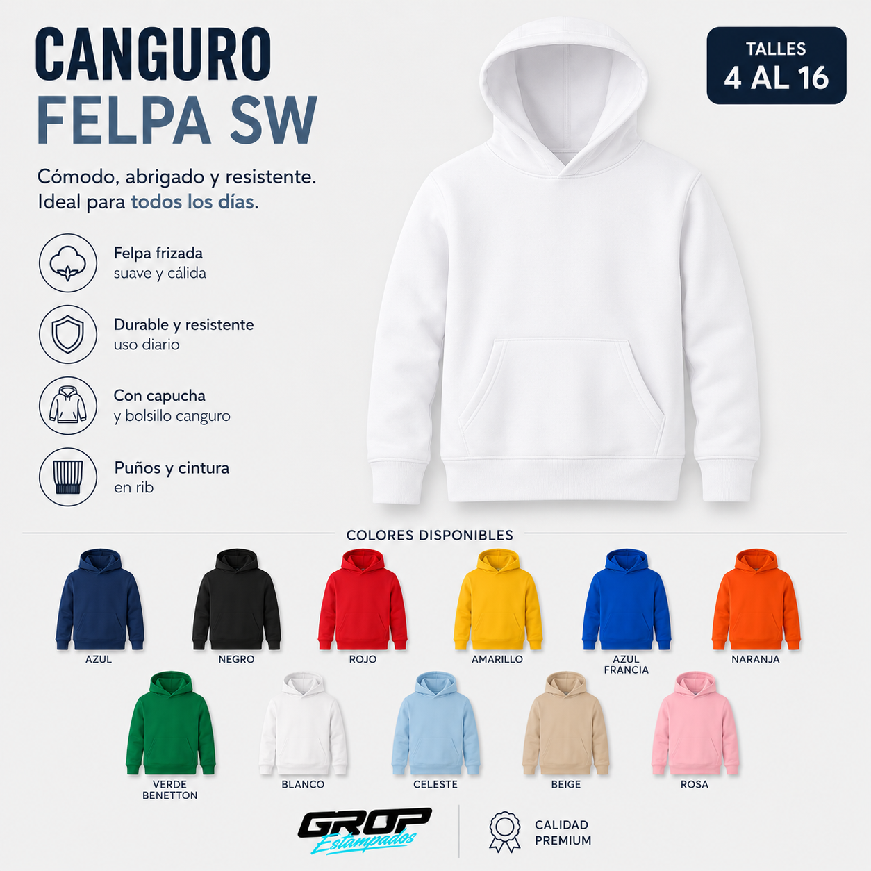 Canguro Felpa