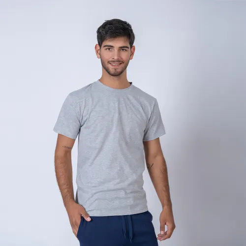 Camiseta Básica PolyCotton Gris melange