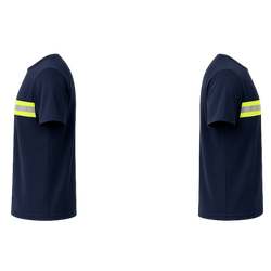 Camiseta SW Workwear con Reflectivo Azul