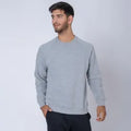 Buzo De Felpa Sw Gris Melange