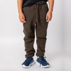 Pantalon Felpa Unisex Niño Marron