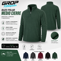 Buzo Polar medio cierre SW Verde