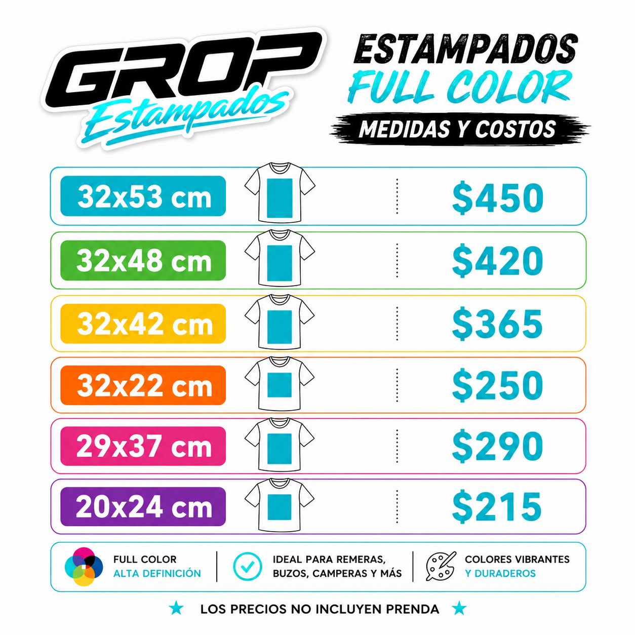 Costos Estampados